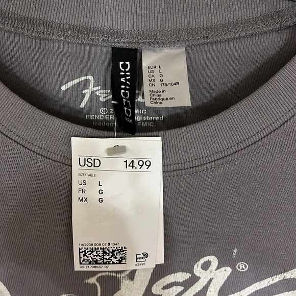 Fender gray top - Picture 2 of 5